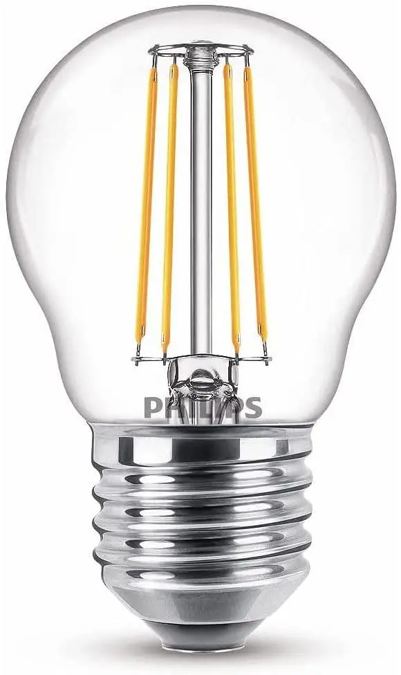 2 шт Світлодіодна лампа Philips Premium Lustre [E14 Edison Screw] 4,3 Вт — еквівалент 40 Вт, теплий білий (270 - фото 3