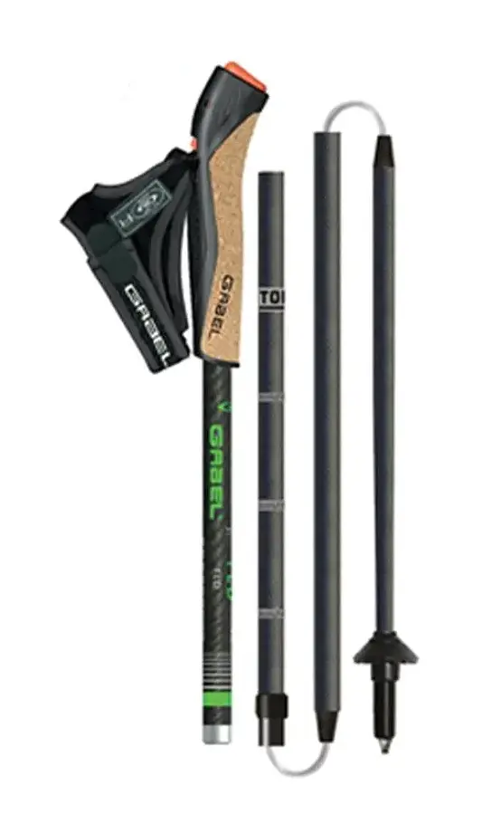 Палиці для скандинавської ходьби Gabel FLD Carbon 110 (7009400801100) складні, фіксованої довжини - фото 2