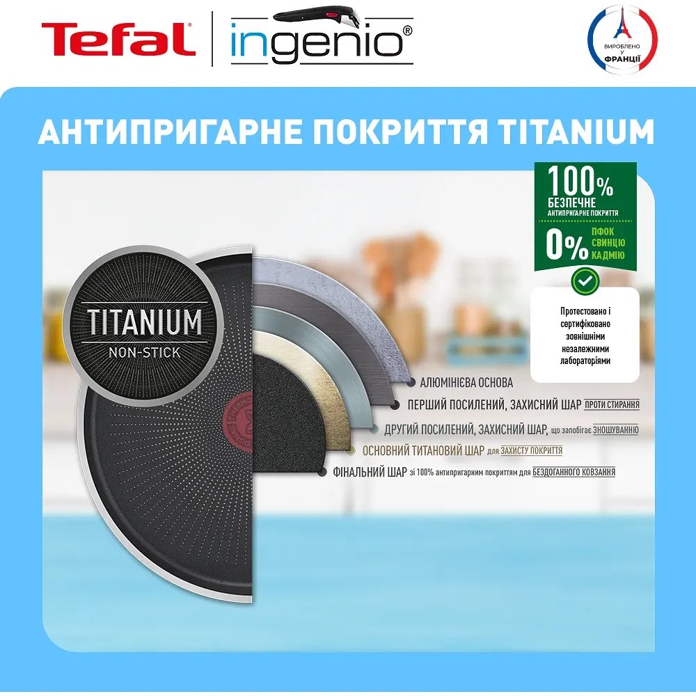 Набір посуду Tefal Ingenio Easy Cook & Clean 5 предметів чорний (L1539053) - фото 13