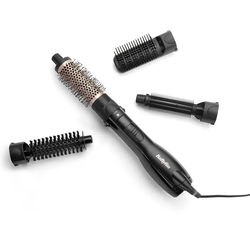 Фен-щітка Babyliss Smooth Finish 1200 Вт чорний (AS122E) - фото 2