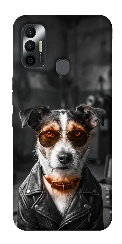 TPU чохол Demsky Jack rassel для TECNO Spark 7
