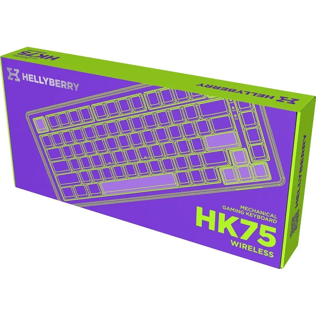 Клавіатура Hator Hellyberry HK75 White/Violet Wireless (HK75_wireless) [157456] - фото 9
