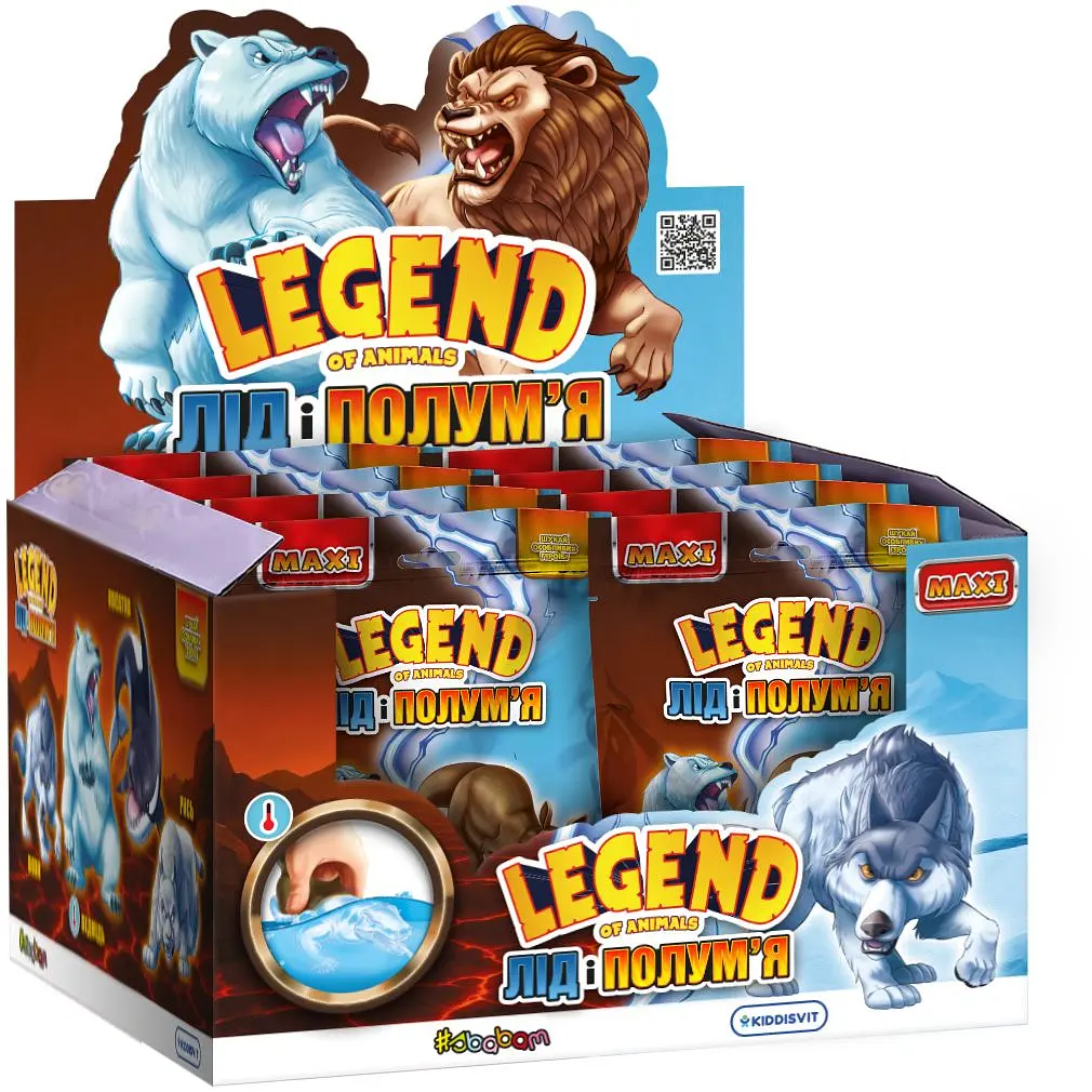 Стретч-игрушка Sbabam Legend of animals Макси Лид и пламя (60/CN25) - фото 2