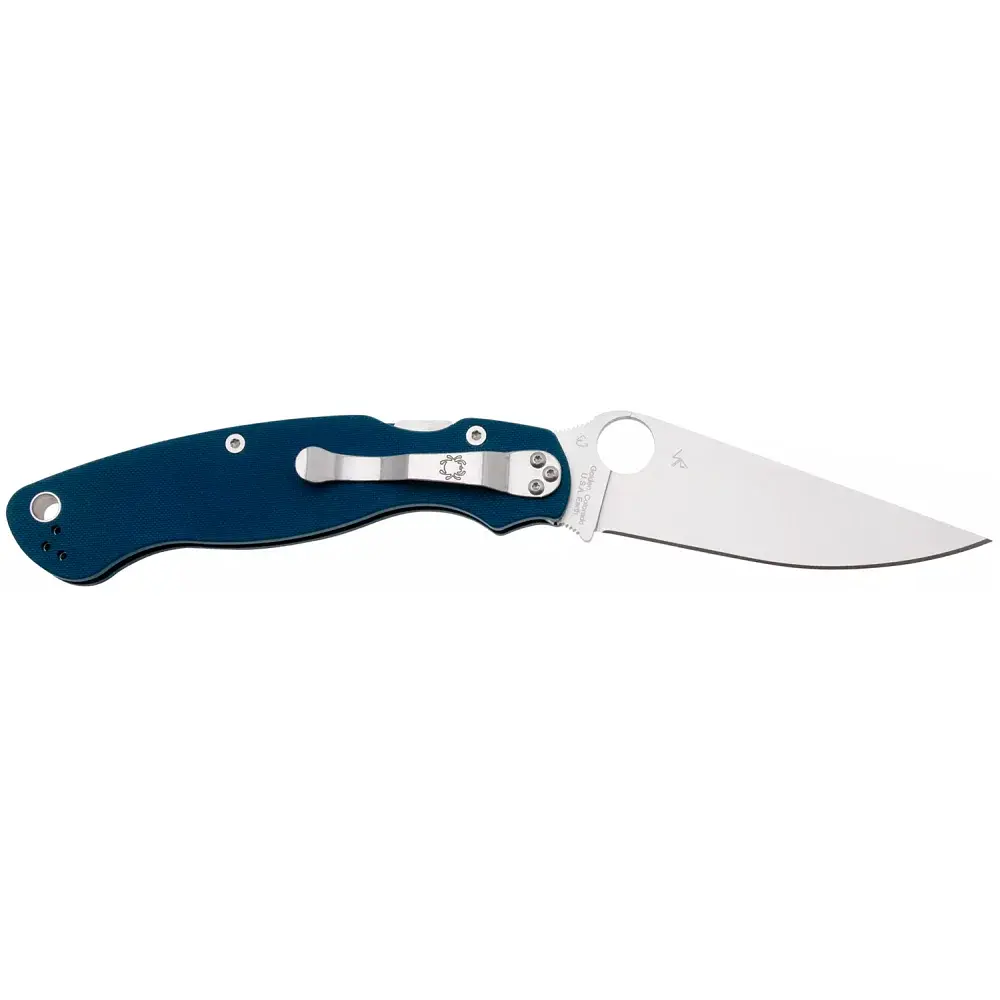 Ніж Spyderco Military 2 CPM SPY27 G-10 Cobalt Blue - фото 2