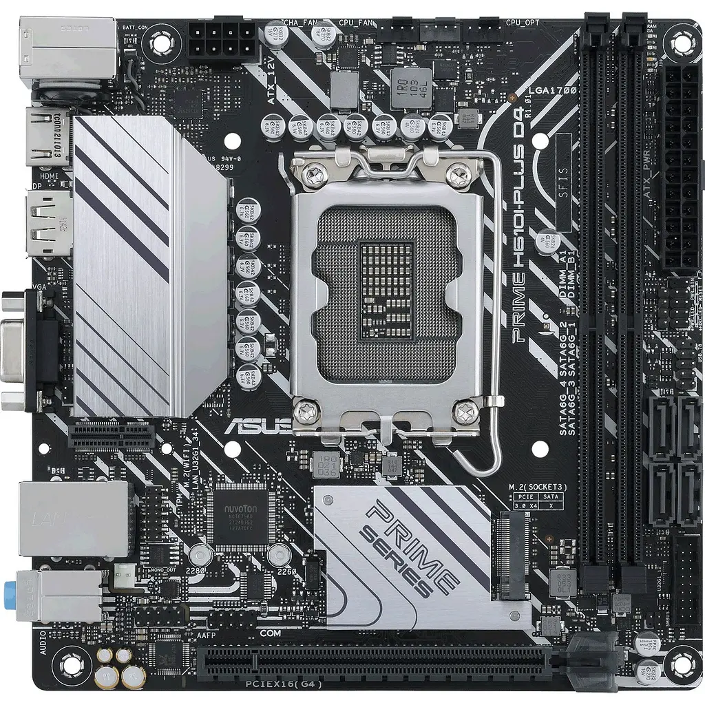 Материнська плата Asus Prime H610I-Plus D4-CSM [147088] - фото 2