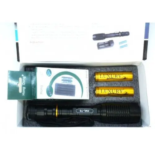 Ліхтар ручний POLICE" 2804-T6 / Зарядний 220V / 2x18650 / Zoom Затиск Box - фото 3