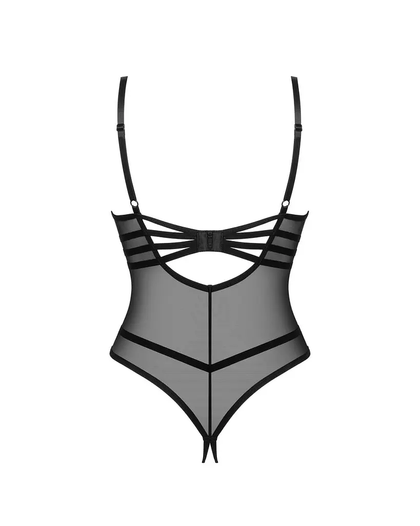 Боди Obsessive Roxelia crotchless teddy XS/S - фото 4