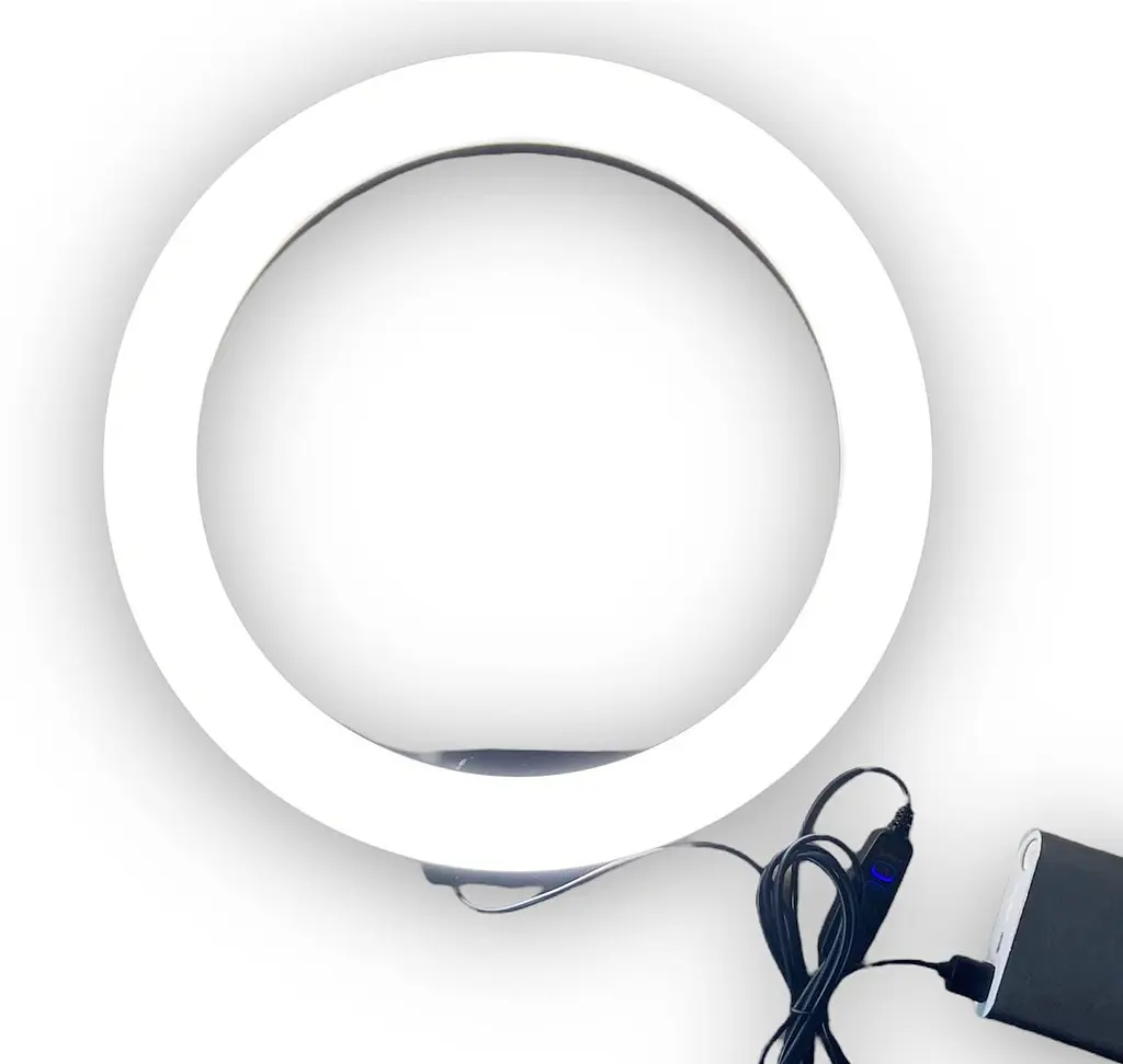 Кільцева LED лампа Opt-Top LC-330 з утримувачем для телефону 33 см (1756375668) - фото 3