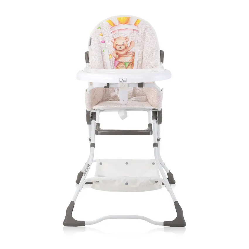 Удобный стульчик для кормления малыша BonBon Frosted Beige Balloon с подножкой Lorelli Бежевый - фото 2