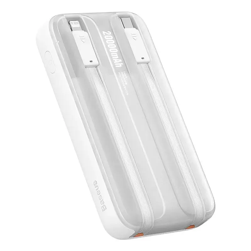 Зовнішній акумулятор Baseus Power Bank Comet Series Dual-Cable 20000mAh 22.5W (PPMD020102) - фото 3