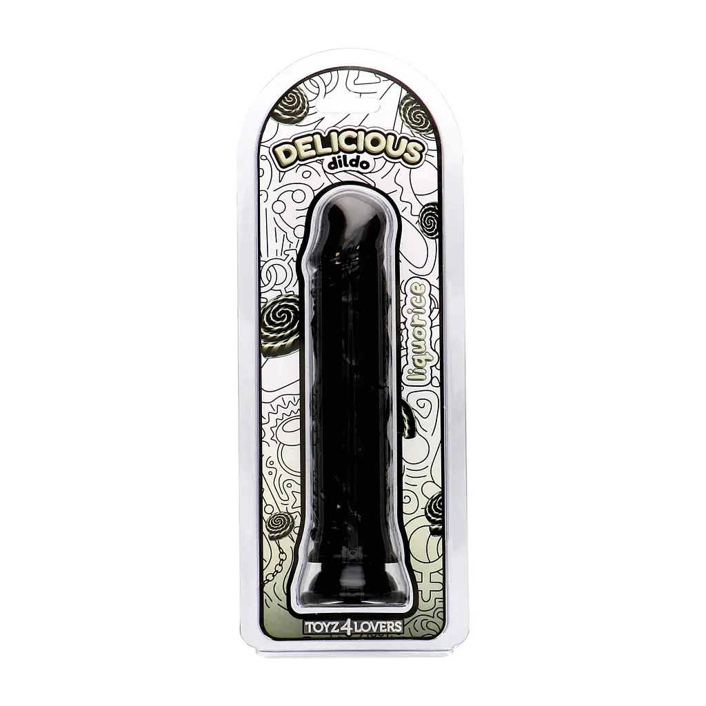 Фаллоимитатор Toyz4lovers Delicious With The Scent Licorice 20 см (черный) - фото 5