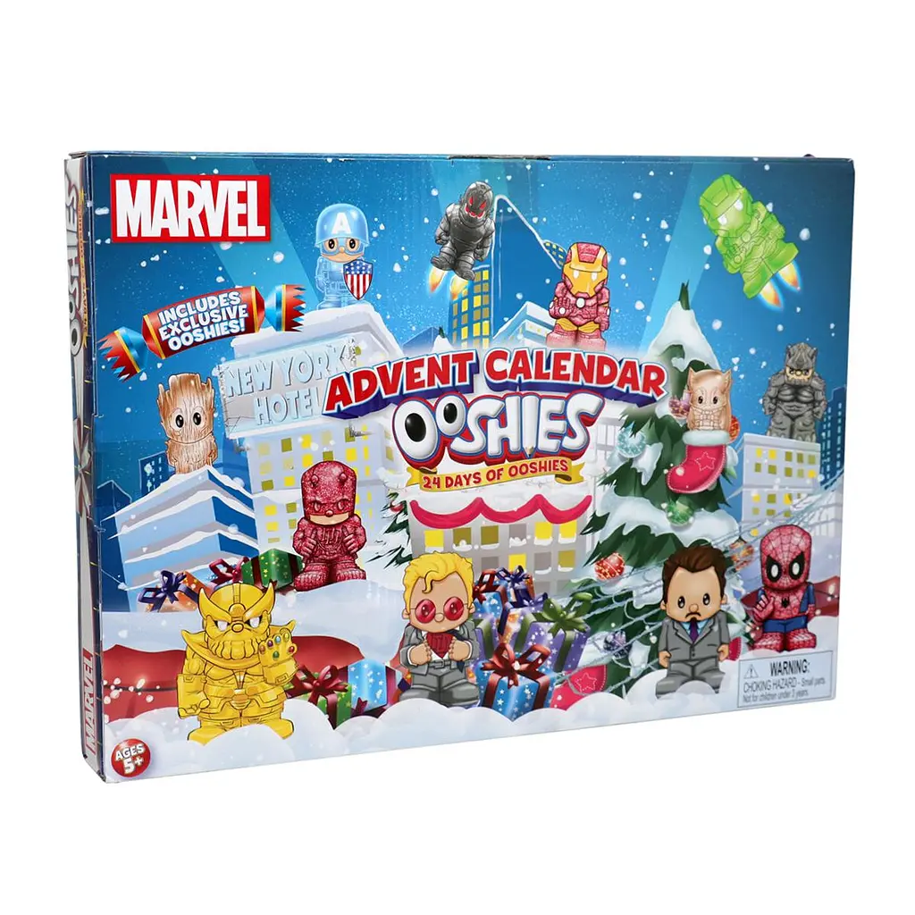 Набір ігрових фігурок OOSHIES – АДВЕНТ-КАЛЕНДАР МАРВЕЛ (24 фігурки) OOSHIES 23296 - фото 2