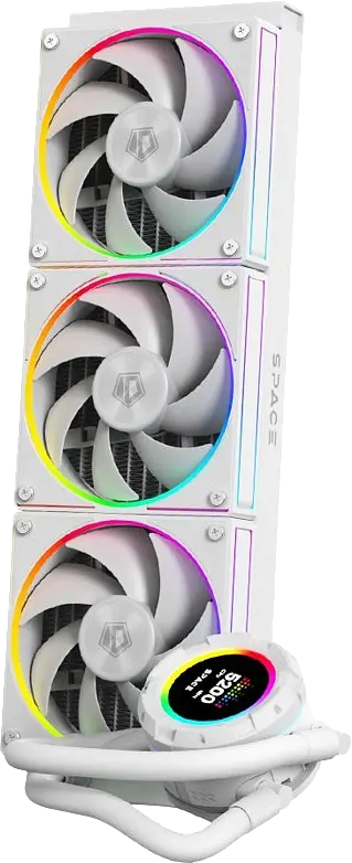 Водяне охолодження ID-Cooling Space LCD SL360 ARGB White - фото 4