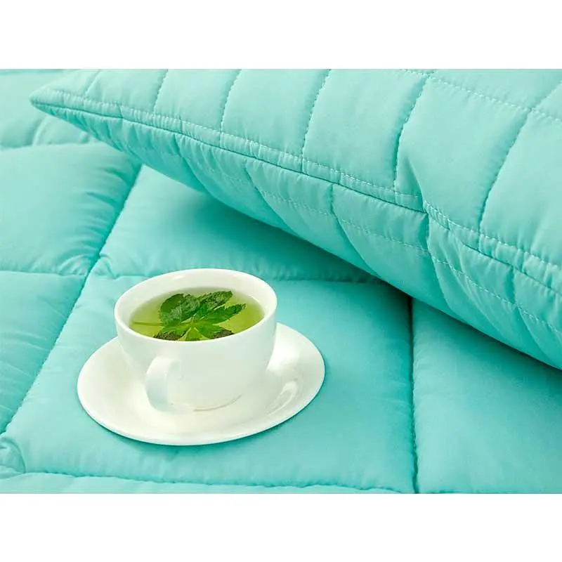 Ковдра Руно - Silicone тепла м'ята євро 200x220 см 400 гр/м2 (22392) - фото 8