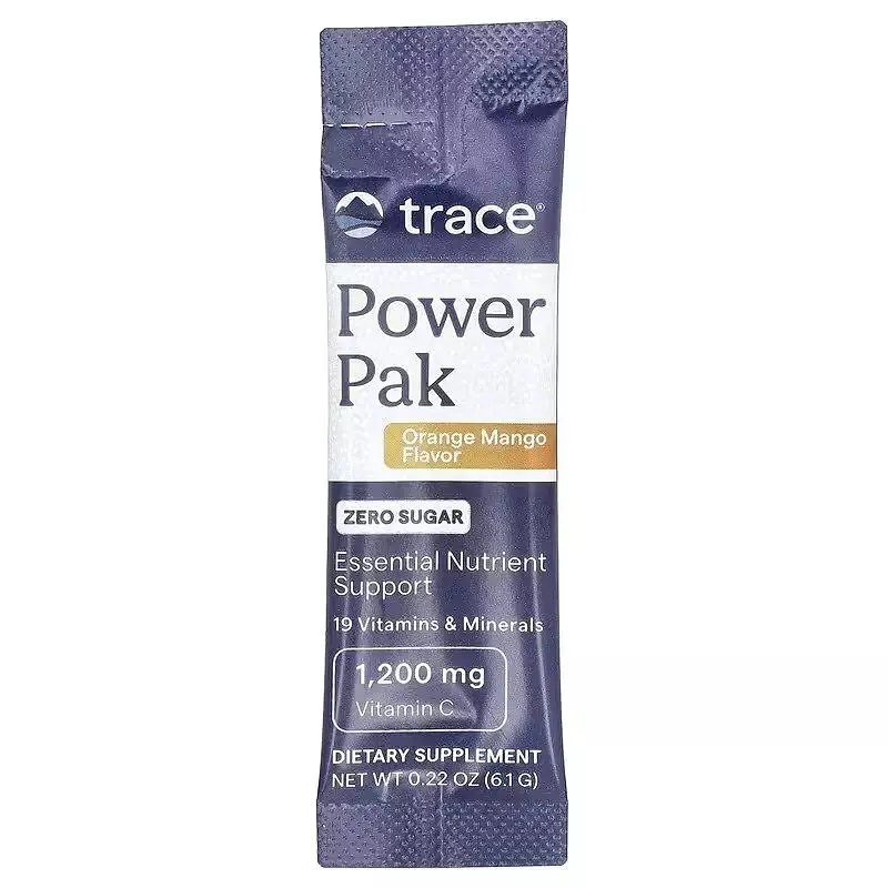 Електроліти Trace Power Pak без цукру смак апельсину та манго 30 пакетків по 6 г - фото 3