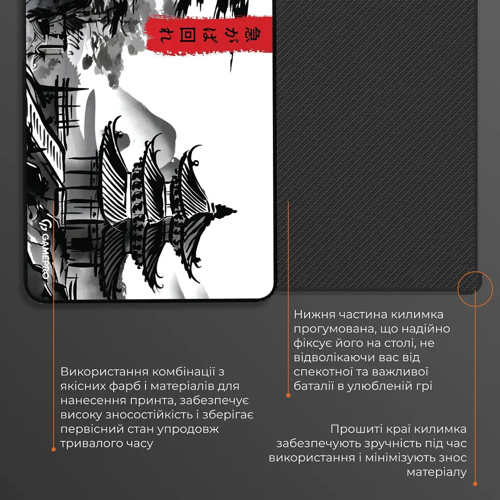 Килимок для мишки GamePro Speed/Control White (MP145BW) - фото 5