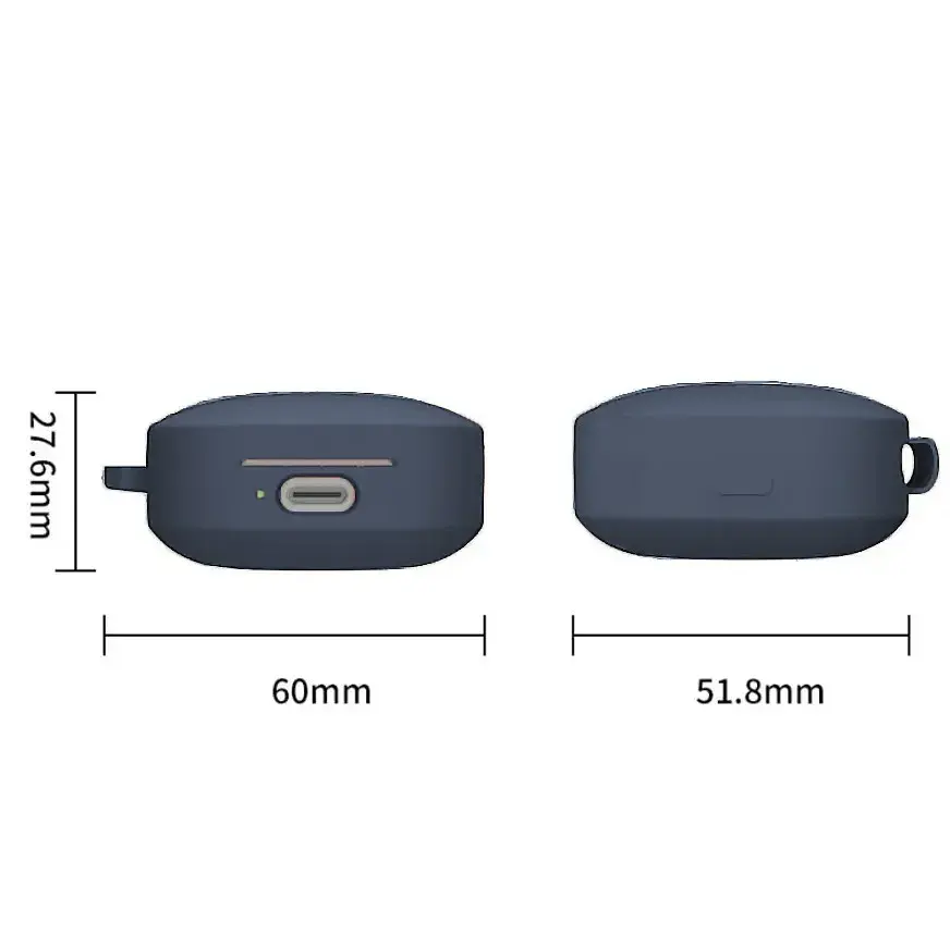 Чохол для навушників BeCover Silicon для Xiaomi Redmi Buds 6 Active Deep Blue (712013) - фото 3