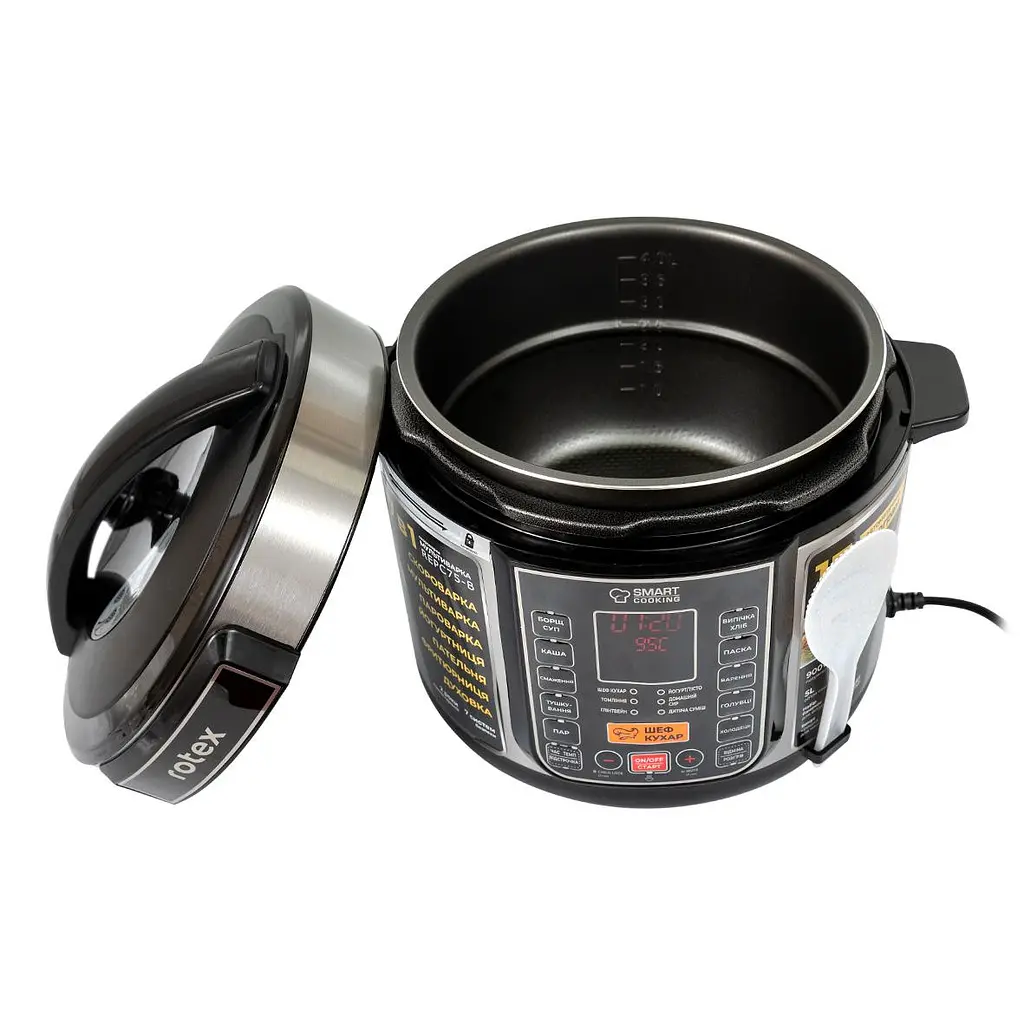 Мультиварка-скороварка Rotex REPC75-B - фото 6