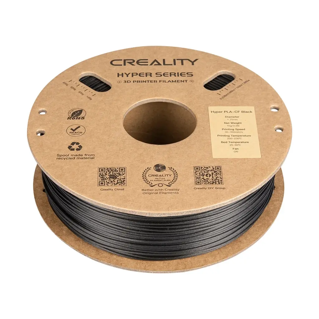 Пластик для 3D-принтера Creality PLA-CF 1 кг, 1.75 мм, black (3301060015) - фото 3