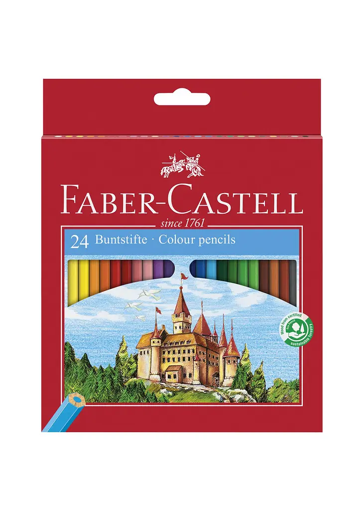 Набір олівців 24 кол. FABER CASTELL Замок та Лицарі (120124) - фото 3