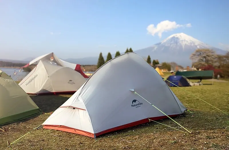 Надлегкий двомісний намет з футпринтом Naturehike Cloud Up 2 Updated NH17T001-T 210T (Зелений) - фото 3