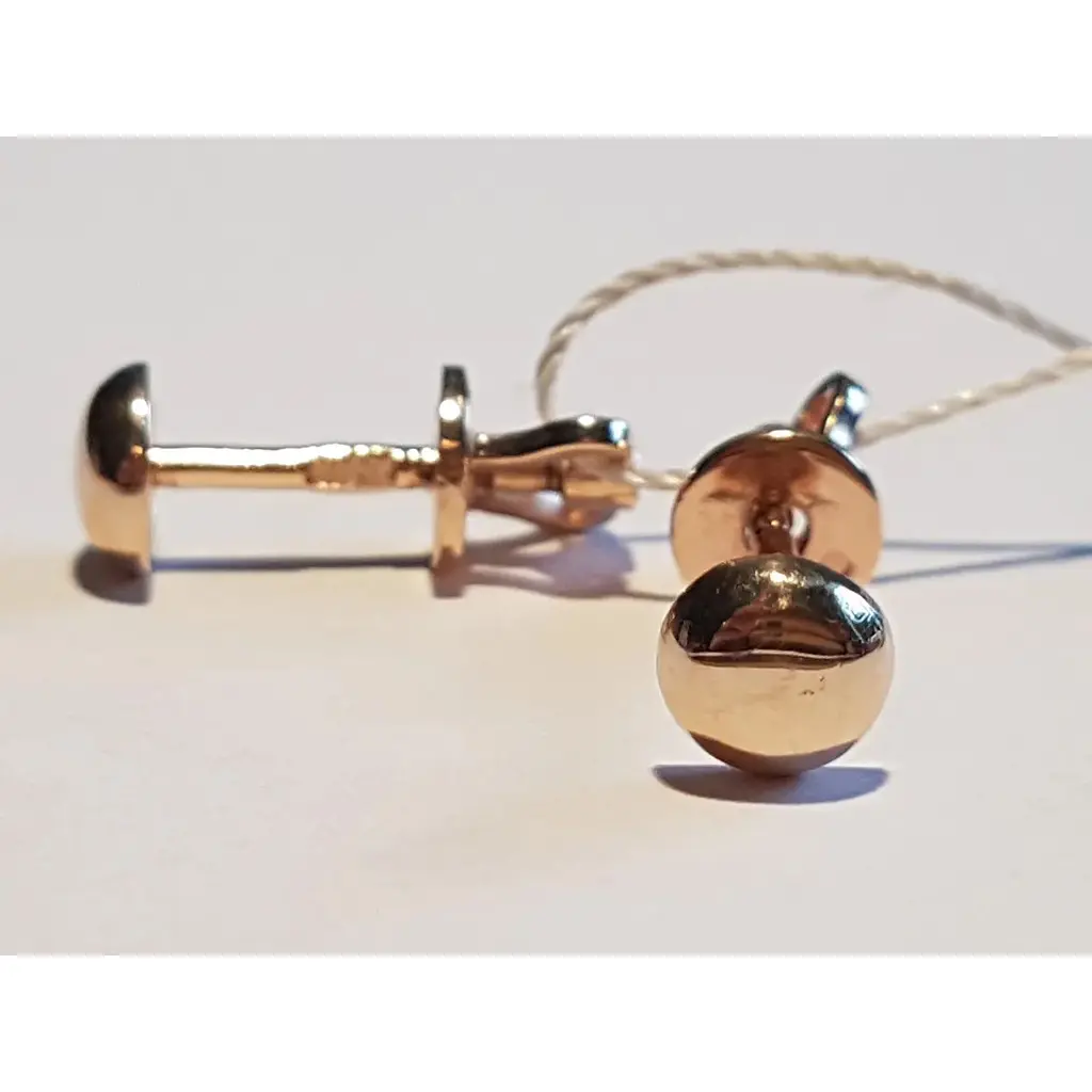 Золоті сережки-пуссети Імперія золота. СП105И - фото 2