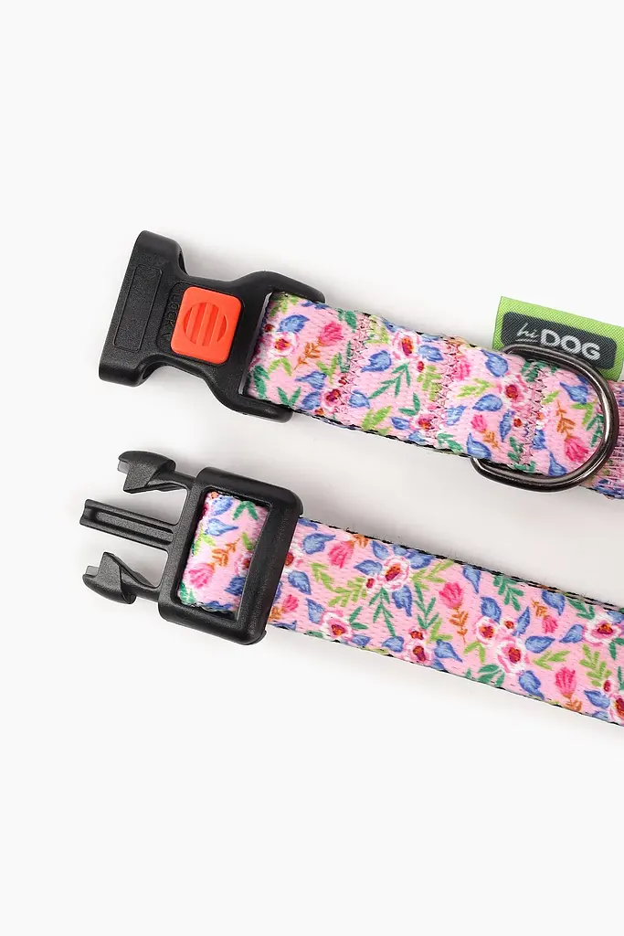 Нашийник ТМ HIDOG Flowers pink, розмір XL (ширина 25мм (43-66см)) (2100102294012A)(SN) shop (2100102294012) - фото 3
