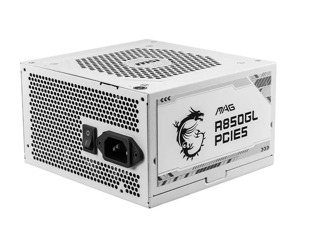 Блок живлення ATX 850W MAG A850GL PCIE5 WHITE MSI - фото 5
