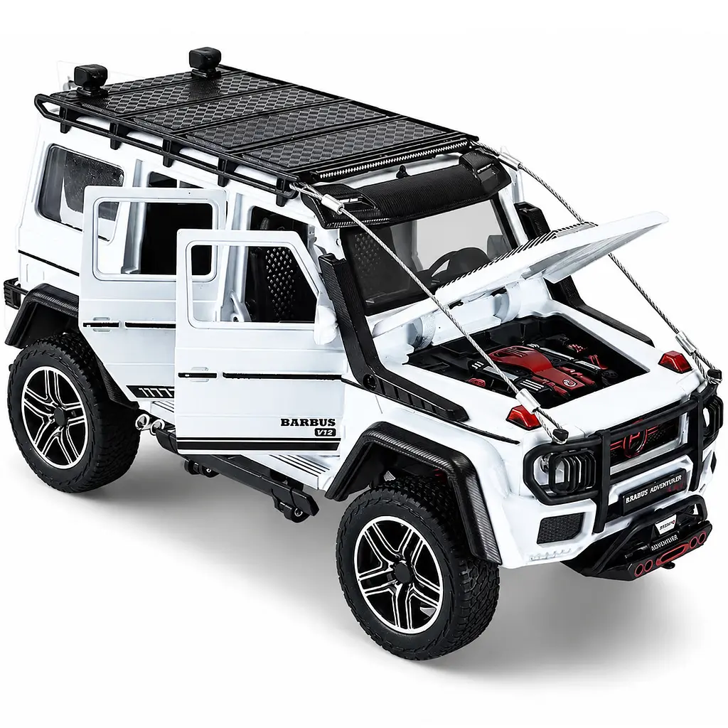 Колекційна металева модель автомобіля АвтоЕксперт Mercedes-Benz Brabus G550 екстремальний позашляховик з інерцією, світлом та звуком 1:24 - фото 2