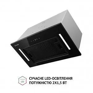 Витяжка вбудована Perfelli BIS 5684 BL 1000 LED - фото 3