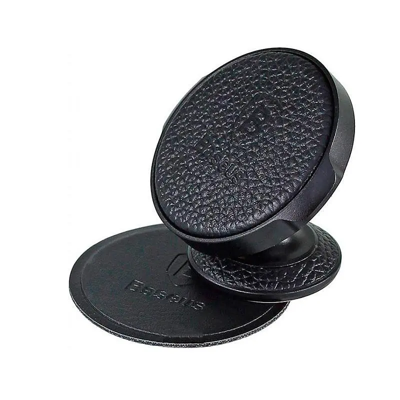 Автомобільний тримач холдер Baseus Small Ears Leather Series Vertical Bracket SUER-F01 Black - фото 4