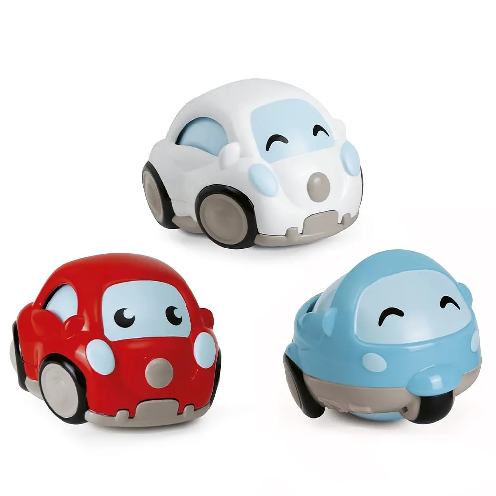 Набір машинок Chicco Міський ретропарк Turbo Ball 3 шт. (11854.00) - фото 2