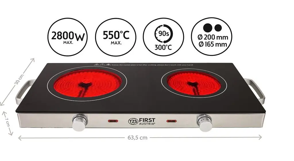 Плита інфрачервона електрична First FA-5096-7 - фото 3