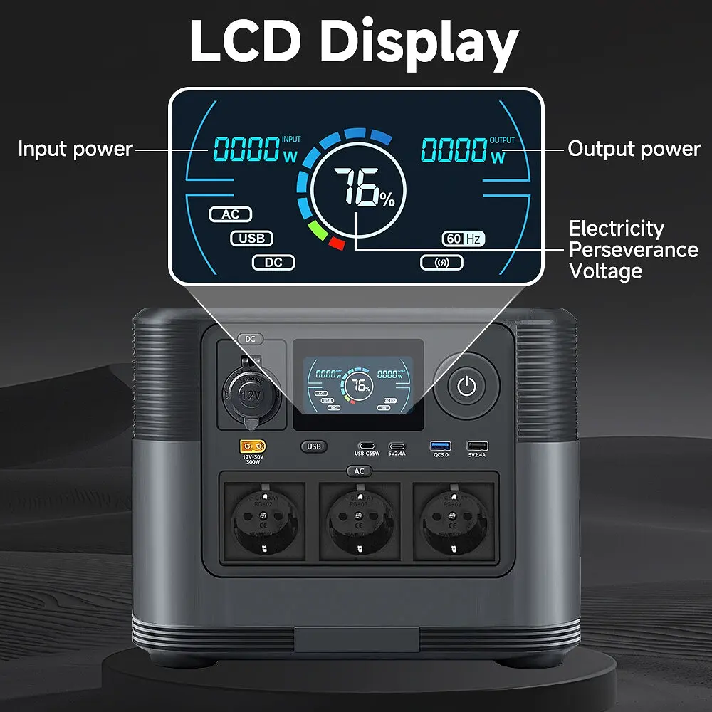 Зарядна станція LVYUAN M9 1200W 1008Wh LiFePO4 - фото 2