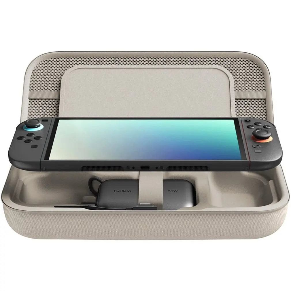 Чехол Belkin для Nintendo Switch 2 + Power Bank 10000 mAh Sand (ENA001HQSA-V2) - фото 9