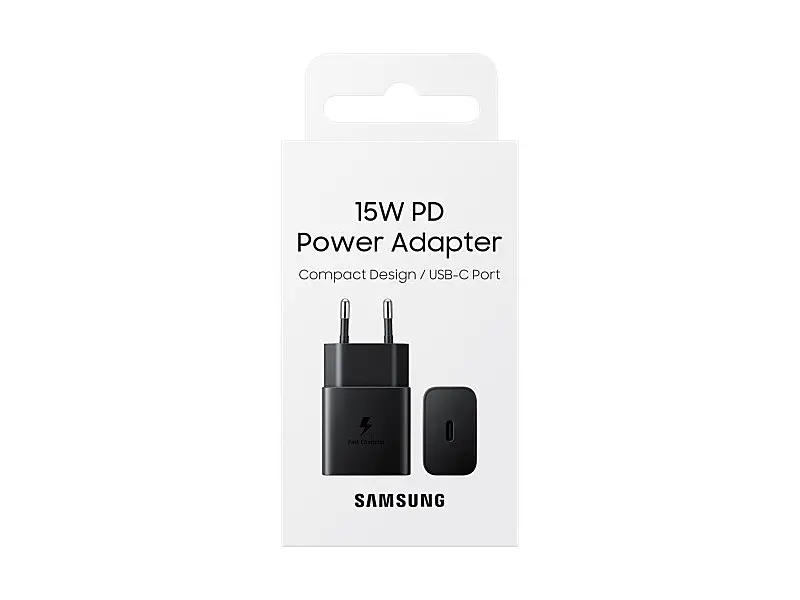 Зарядний пристрій Samsung 15 W PD Black (EP-T1510NBEGRU) - фото 4