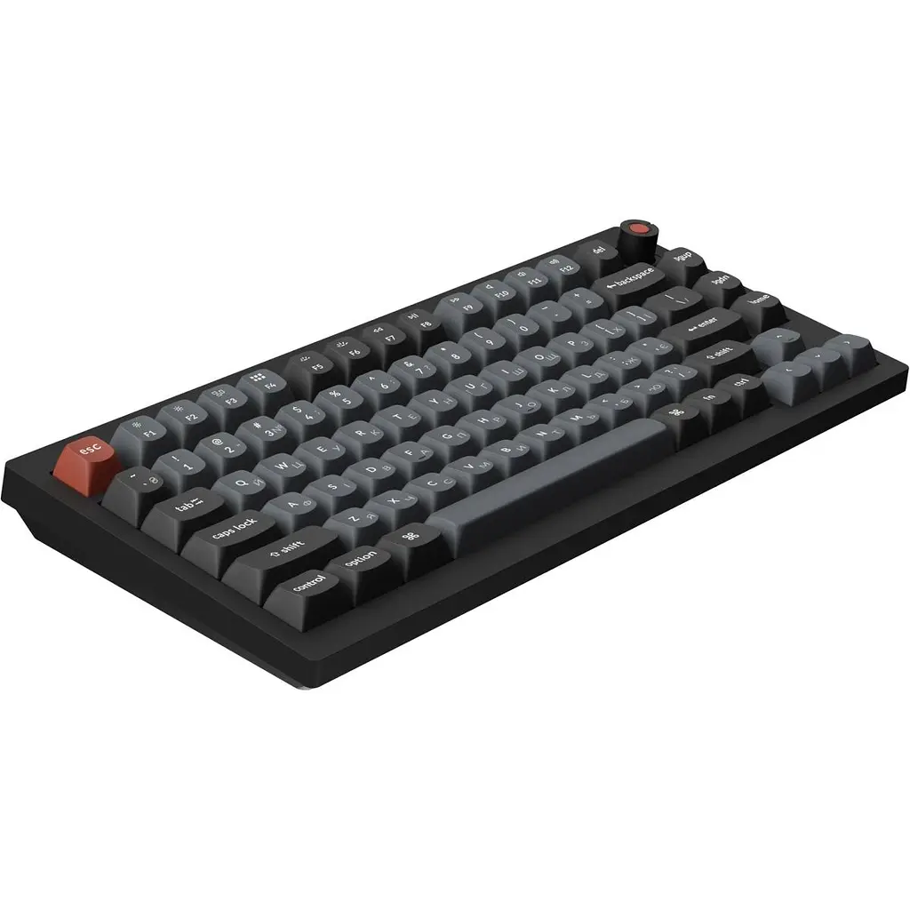 Клавіатура Keychron V1 8K Keychron Super Red Switch RGB USB UA Black (V1W-D1-UA) [168150] - фото 5
