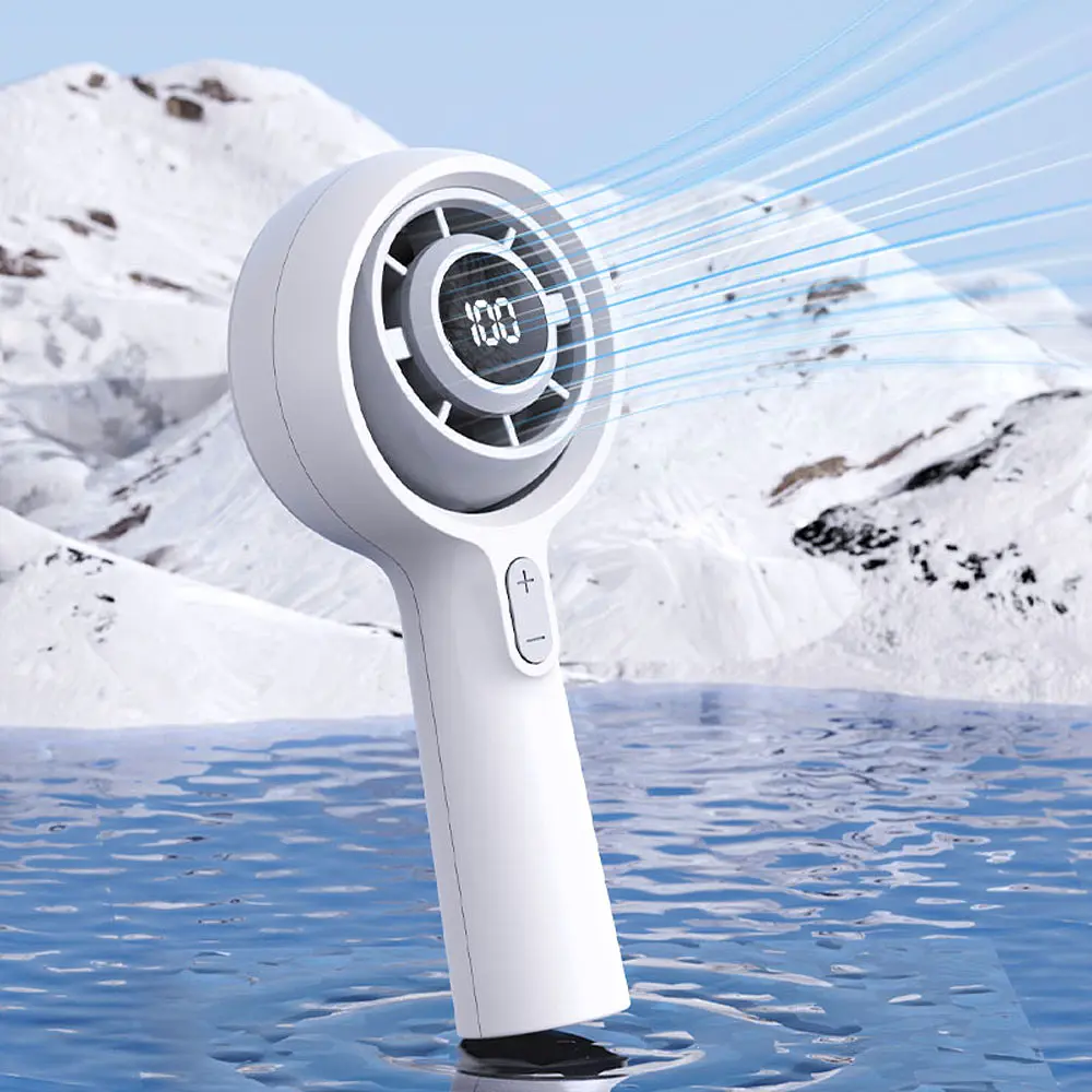Портативний вентилятор з PowerBank Portable Handheld Fan (GXF06) - фото 2