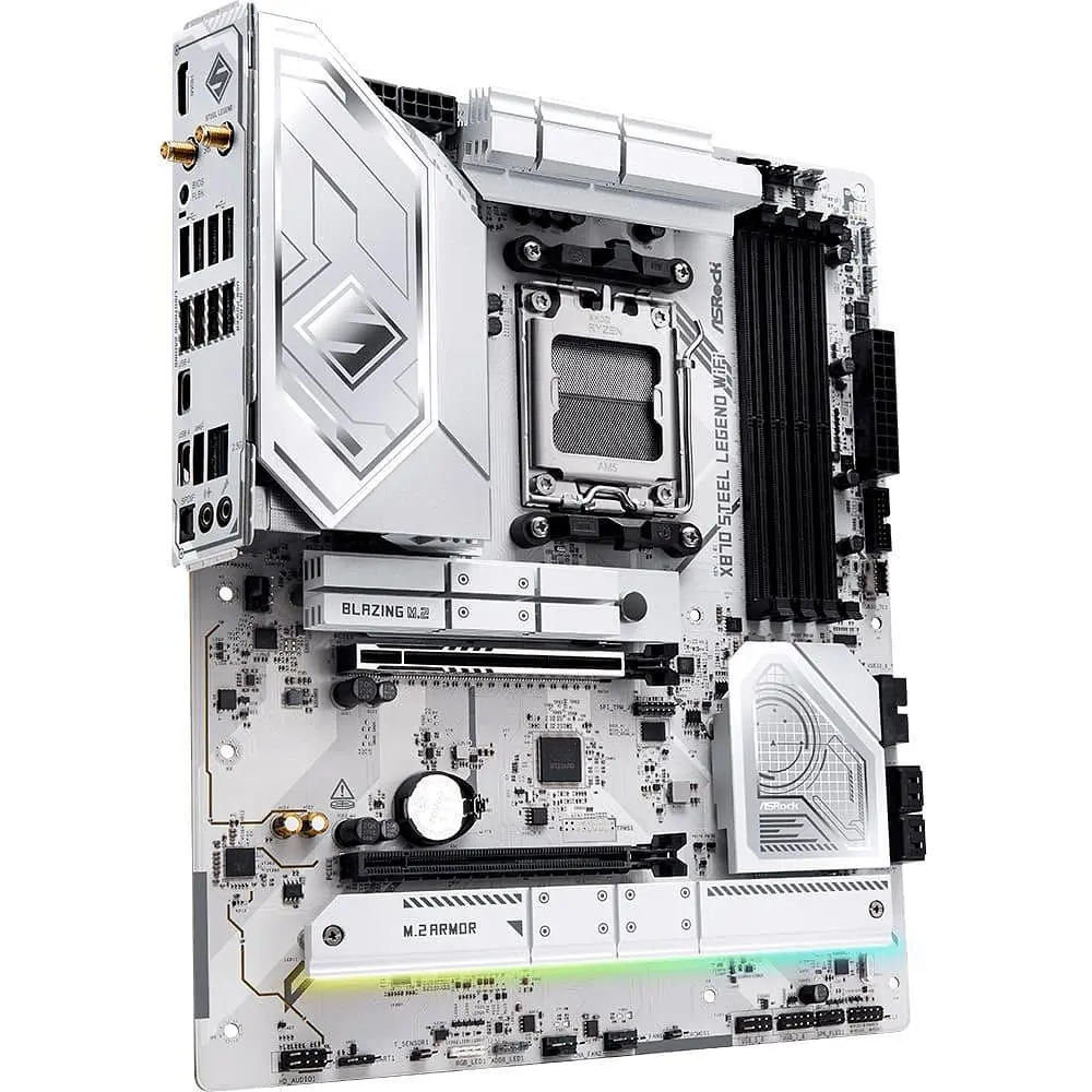 Материнська плата AsRock X870 STEEL LEGEND WIFI (X870 STEEL LEGEND WIFI) (Socket AM5, AMD X870, ATX) - фото 4