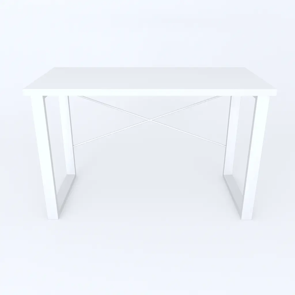 Письменный стол Ferrum-decor Драйв 750x1400x600 Белый металл ДСП Белое 32 мм (FRD-103352) - фото 3
