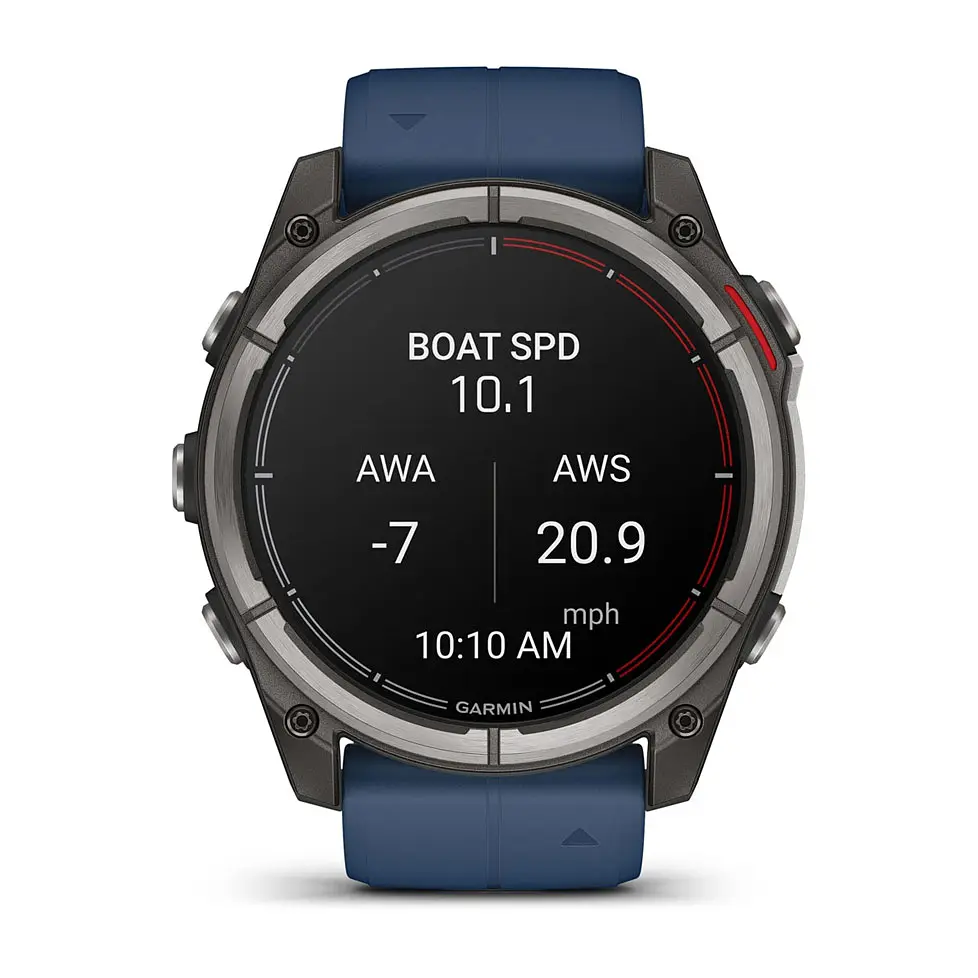 Морський GPS смартгодинник quatix 8 51mm AMOLED Sapphire - фото 2