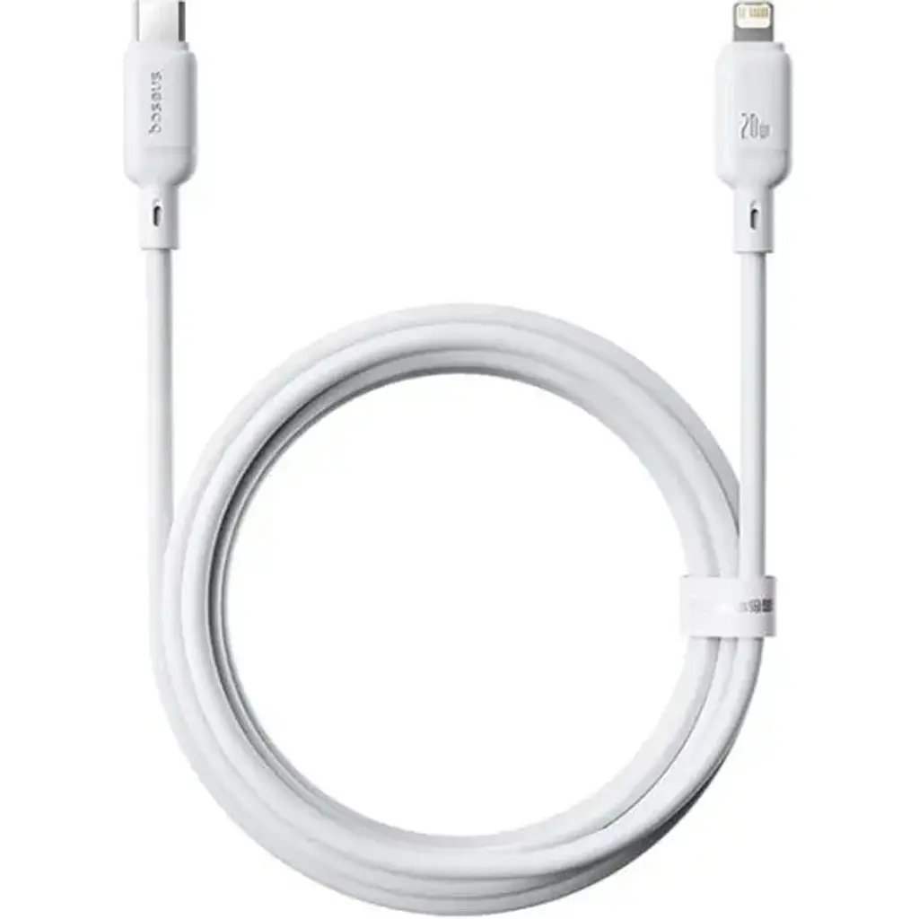 Кабель Baseus Silky Series USB-C to Lightning 20W 2m White (P10377700213-01) [169518] - фото 4