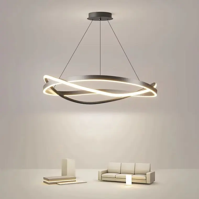 Стильна підвісна LED-люстра Art 2463/600 BK - фото 4