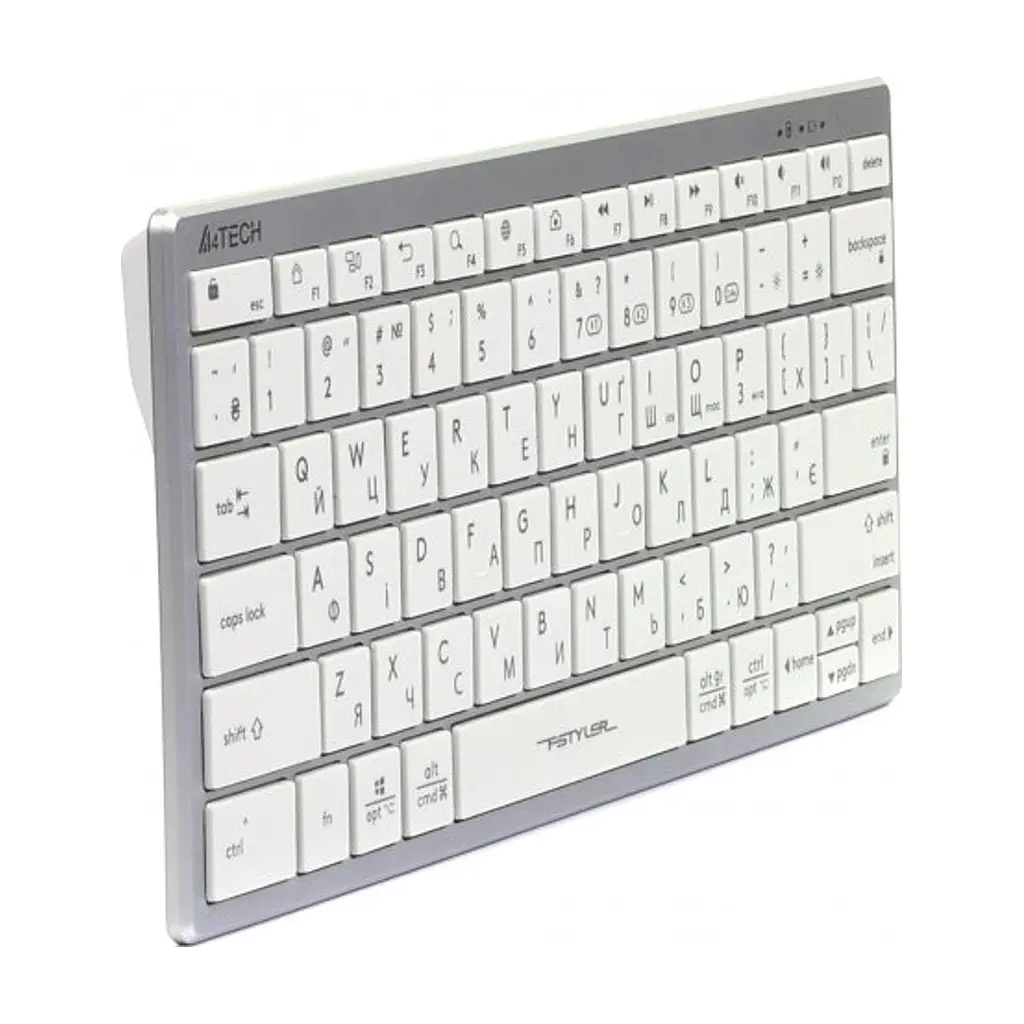 Клавіатура A4Tech FBX51C Wireless/Bluetooth White (4711421972987) - фото 3