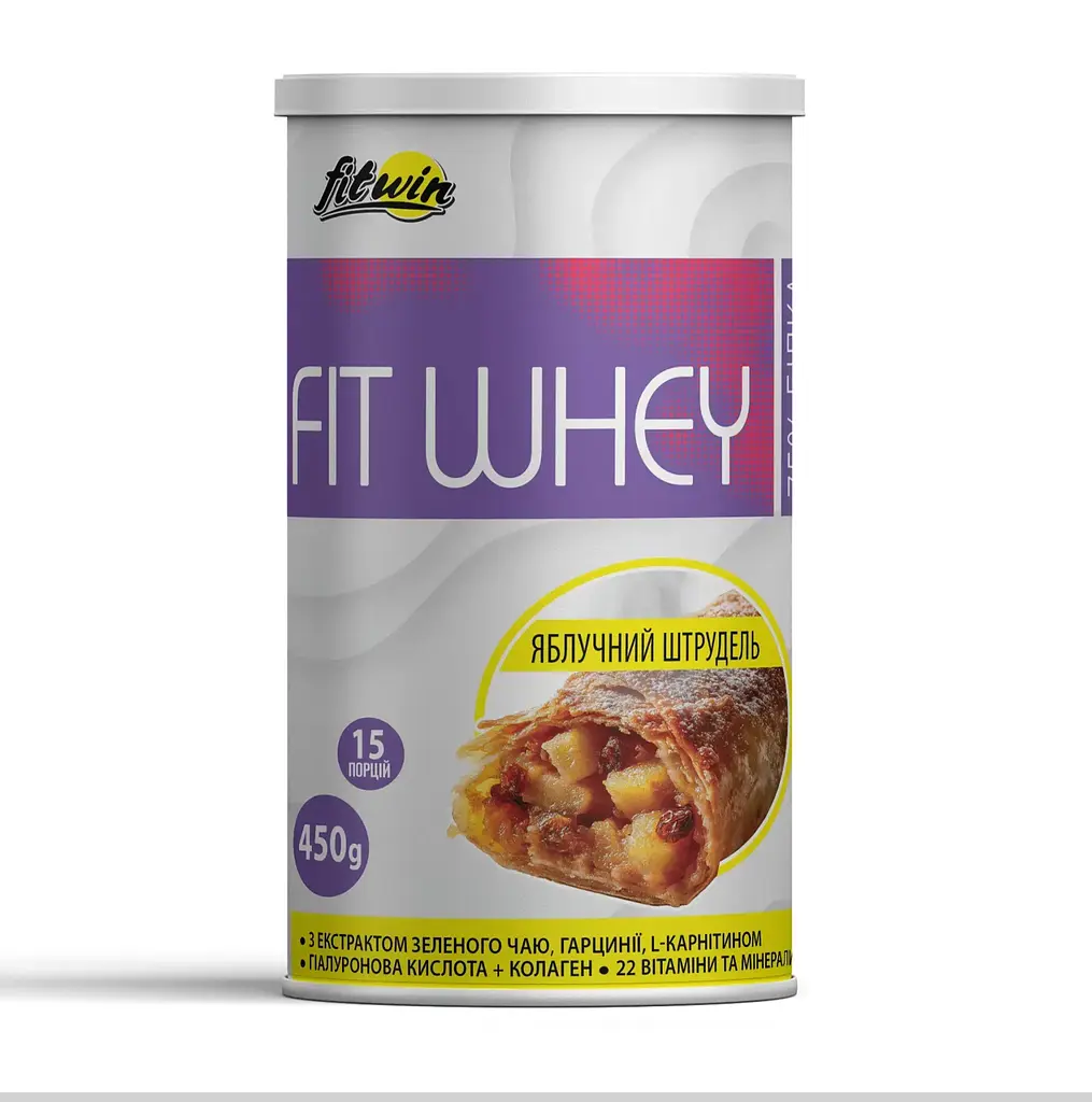 Протеїн, FitWhey — 450 г Apple Strudel