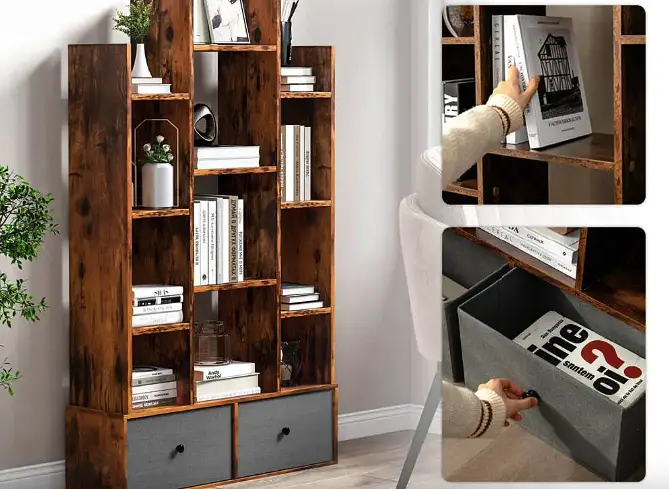 Стелаж Costway Drawer в стилі Loft - фото 6