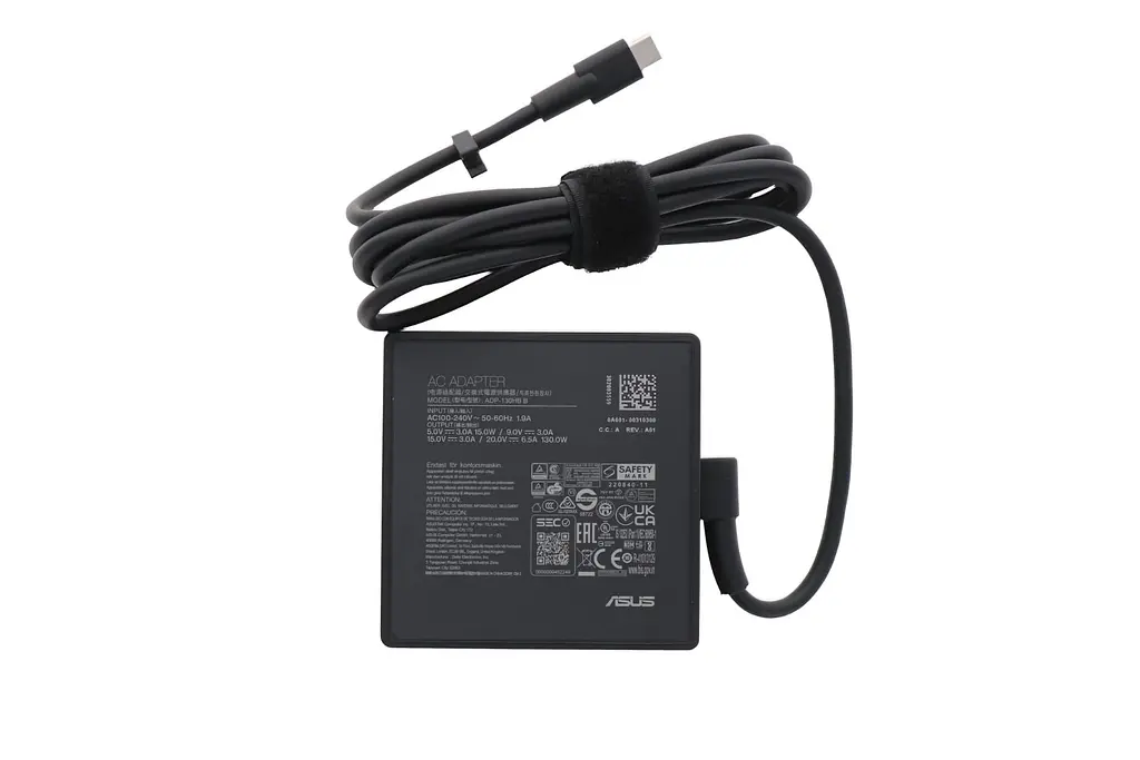Блок живлення (зарядка) для ноутбука Asus 130W USB Type-C (5V - 3A; 9V - 3А; 15V - 3А; 20V - 6.5А) ADP-130HB B від Asus, 130W, 5V, 9V, 15V, 20V, 3A, 6.5A, USB Type-C - фото 2