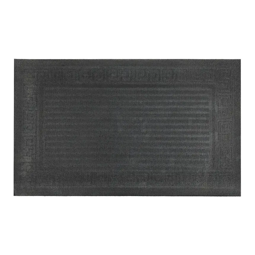 Килимок придверний Eco Fabric Смужки без кромки чорний 45 х 75 см (4575-007) - фото 2