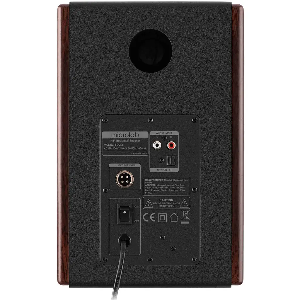 Акустична система 2.0 Microlab SOLO 5, 90Вт, темно-коричнева - фото 3