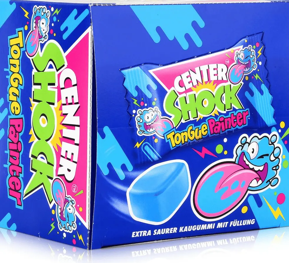 Жувальні гумки Center Shock Pillow Tongue Painter 100шт х 4г - фото 3